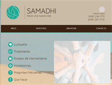 Tablet Screenshot of centrosamadhi.org